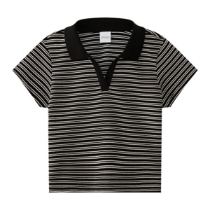 เบสิโค เสื้อโปโล สำหรับผู้หญิง รุ่น FPET25Q3LC001 สีเทา_thumbnail