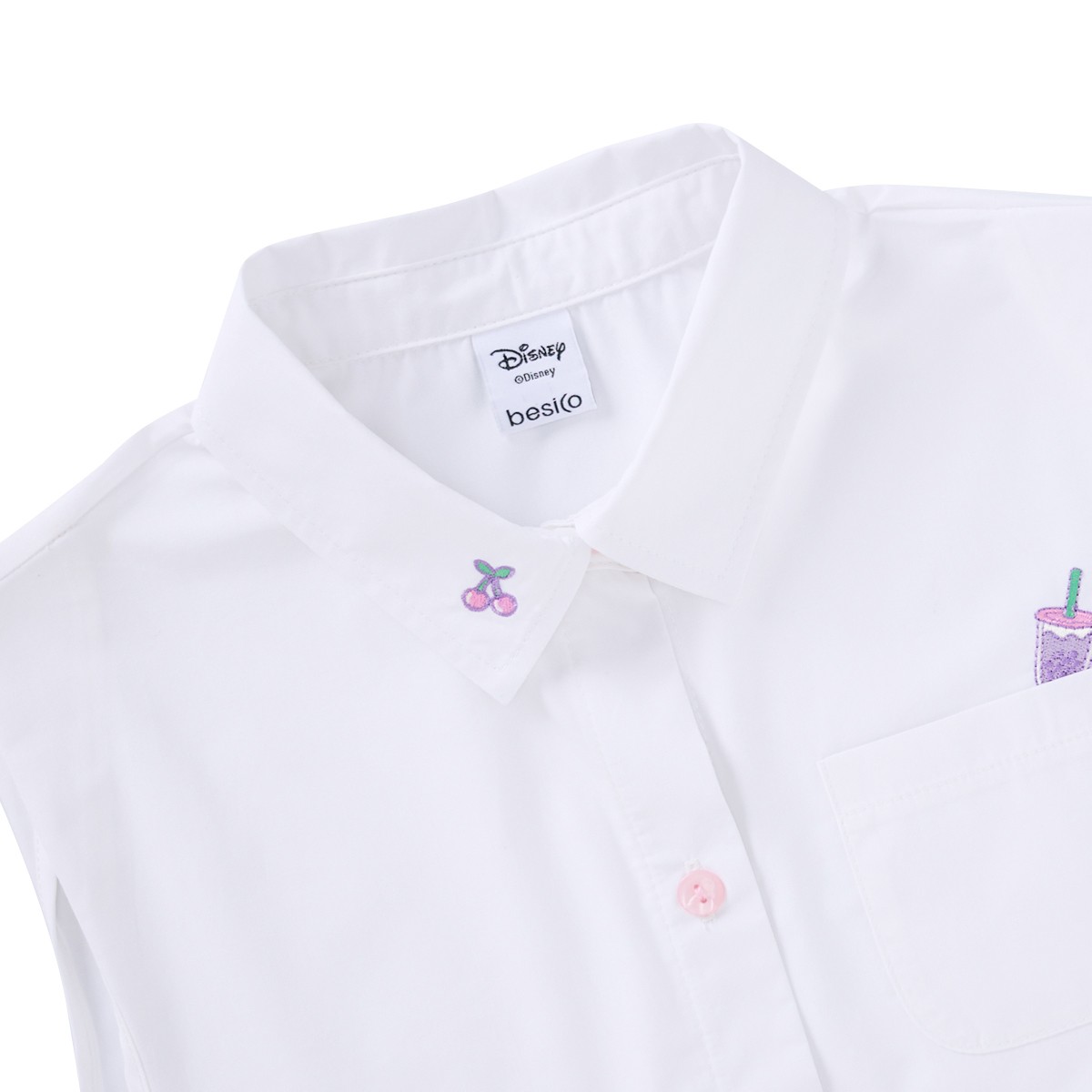 ดิสนีย์ เสื้อเด็กหญิง Stitch รุ่น FMTN2508LG004 สีขาว_2