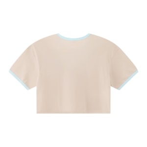 เบสิโค เสื้อยืดตัวสั้น สำหรับผู้หญิง รุ่น FASL25Q2LC009 สีน้ำตาล_thumbnail_1