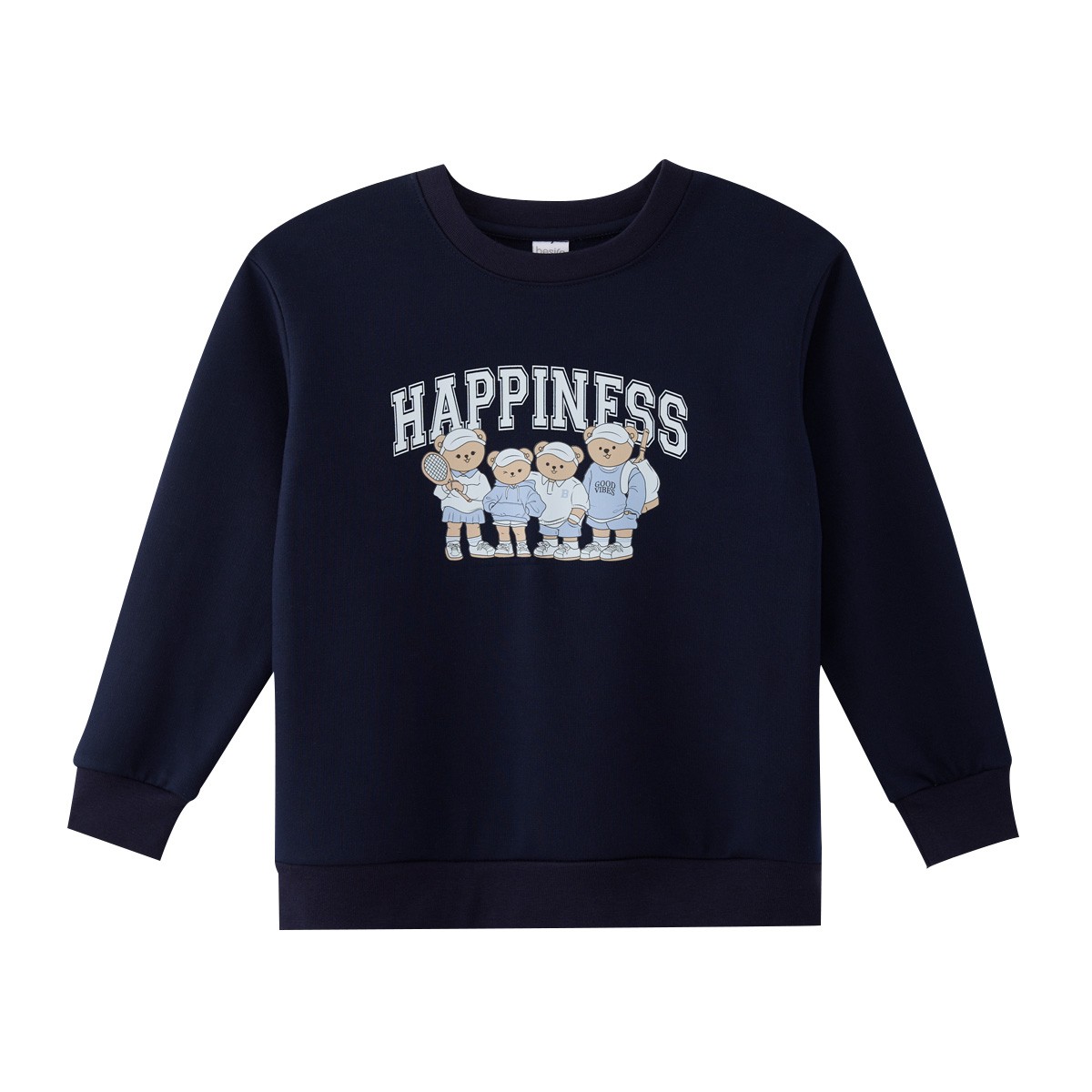 เบสิโค เสื้อแขนยาวเด็กชาย รุ่น FANL2509LB07W สีกรมท่า