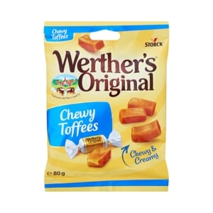 Werthers Caramel Chew Candy 80g.