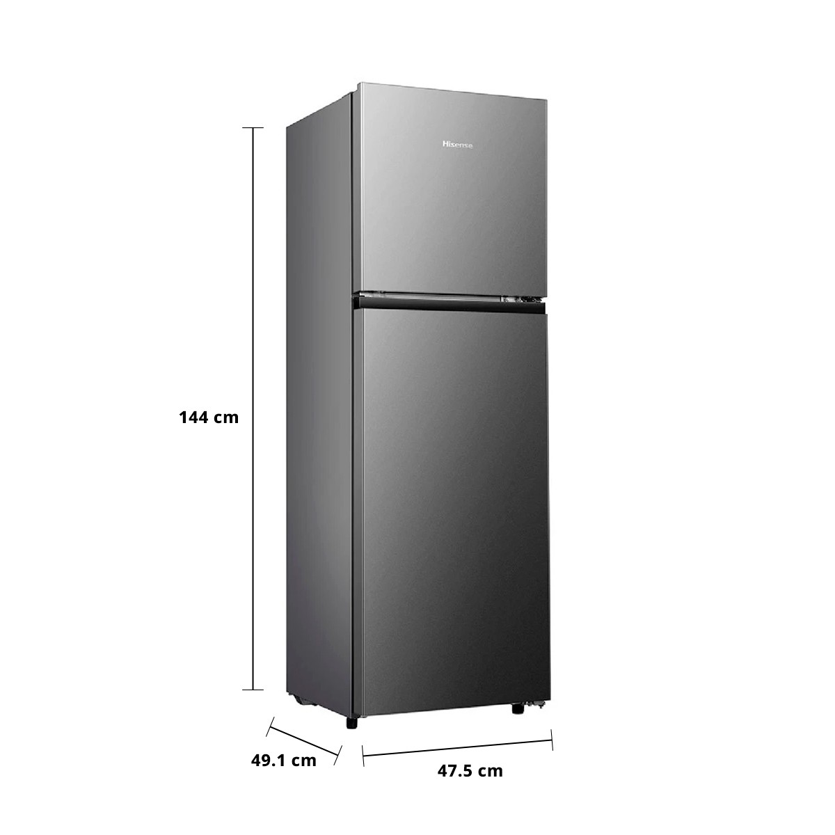 ไฮเซ่นส์  ตู้เย็น 2 ประตู รุ่น RT156N1ES 5.6 คิว สี Elegant Dark_5