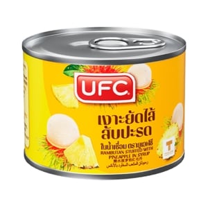 ยูเอฟซี เงาะสอดไส้สับปะรดในน้ำเชื่อม 170 ก.