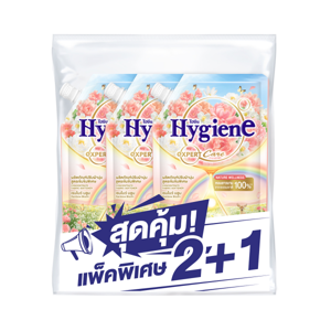 ไฮยีน น้ำยาปรับผ้านุ่ม สูตรเข้มข้นพิเศษ กลิ่นเรนโบว์ บลูมพีช 470 มล. x 3 ชิ้น_thumbnail