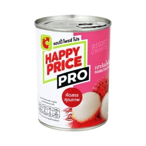 บิ๊กซี แฮปปี้ไพรซ์ โปร เงาะกระป๋องในน้ำเชื่อมเข้มข้น 565 ก.