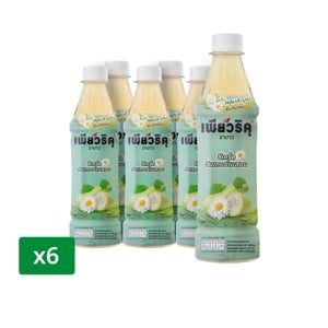 เพียวริคุ น้ำเก๊กฮวยขาวผสมชาขาว กลิ่นวินเทอร์เมลอน 350 มล. x 6 ขวด (สินค้าคละแบบ ไม่สามารถเลือกได้)_thumbnail