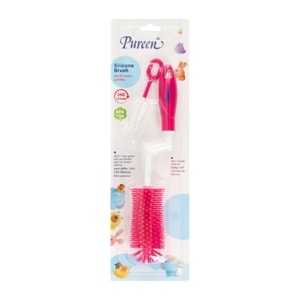 เพียวรีน แปรงล้างขวดนม รุ่นซิลิโคน คละสี_thumbnail_3