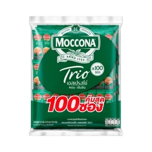 Moccona Trio 3in1 Instant Coffee Mixed Espresso 15.8g. Pack 100sachets