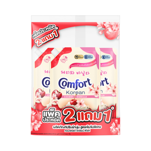 คอมฟอร์ท โคเรียน น้ำยาปรับผ้านุ่ม กลิ่นเชอร์รี วานิลลา 470 มล. แพ็ค 2+1_thumbnail