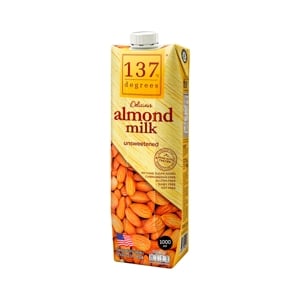 137 Degrees Almond Milk Unsweetened 1000ml.