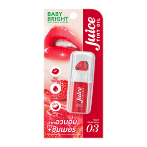 Baby Bright Juice Tint Oil 03 Heart Strawberry 3.1g.