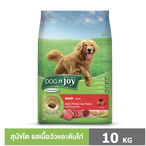Dog N Joy Complete Adult Dog Beef & Chicken Liver Flavour 3kg.