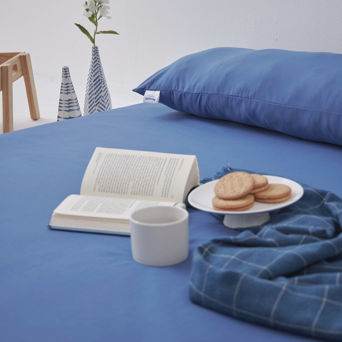 ไมดาส ท็อปเปอร์ รุ่น Basic Living 5 ฟุต หนา 4 นิ้ว สีแฟรี่บลู_4