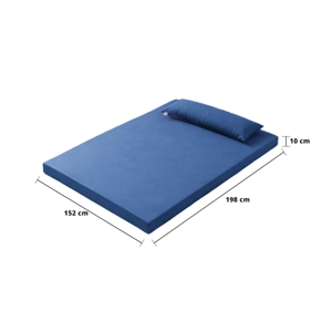 ไมดาส ท็อปเปอร์ รุ่น Basic Living 5 ฟุต หนา 4 นิ้ว สีแฟรี่บลู_thumbnail_2