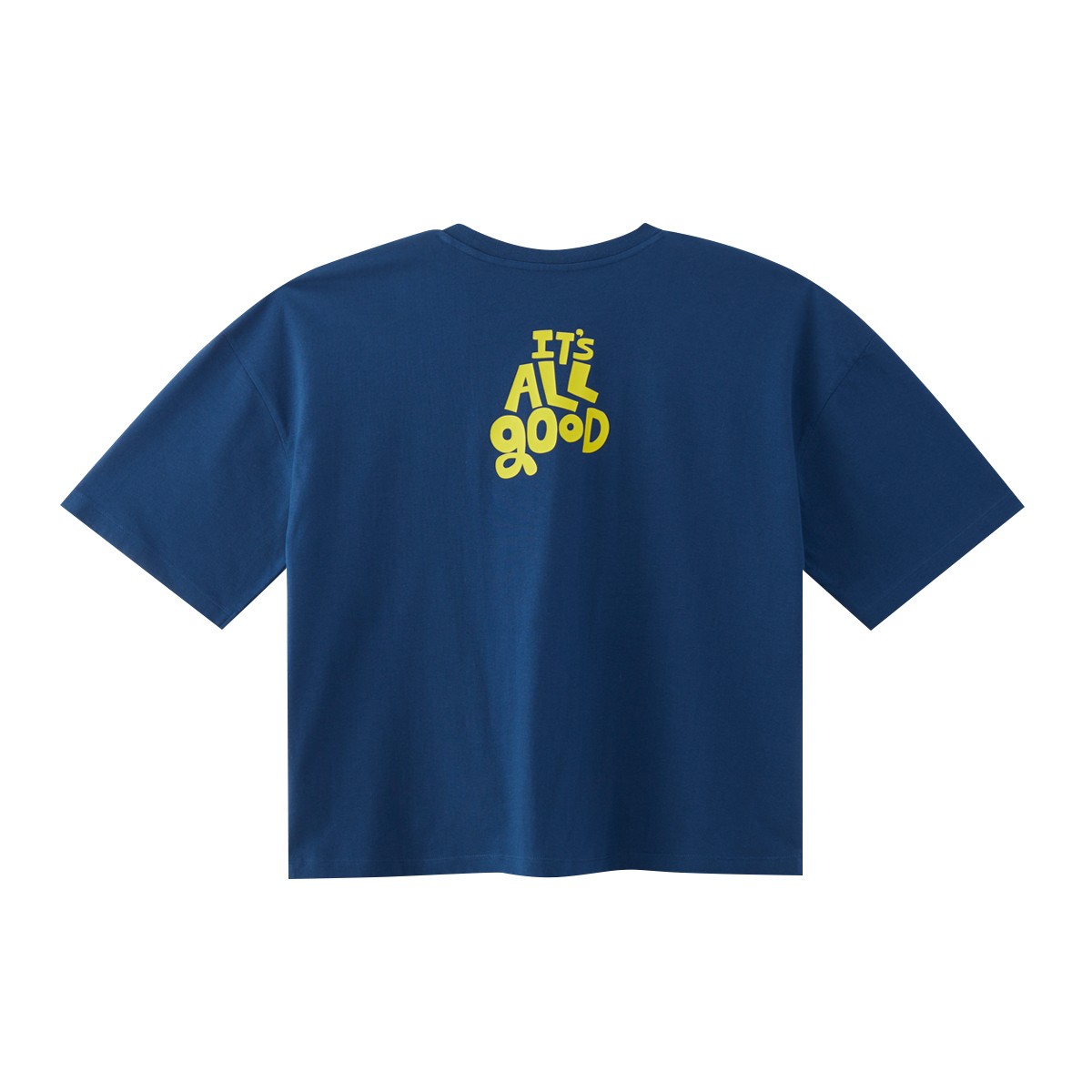 เบสิโค เสื้อยืดแขนสั้นโอเวอร์ไซส์ สำหรับผู้หญิง รุ่น FASL25Q1LC0031 สีน้ำเงิน_1