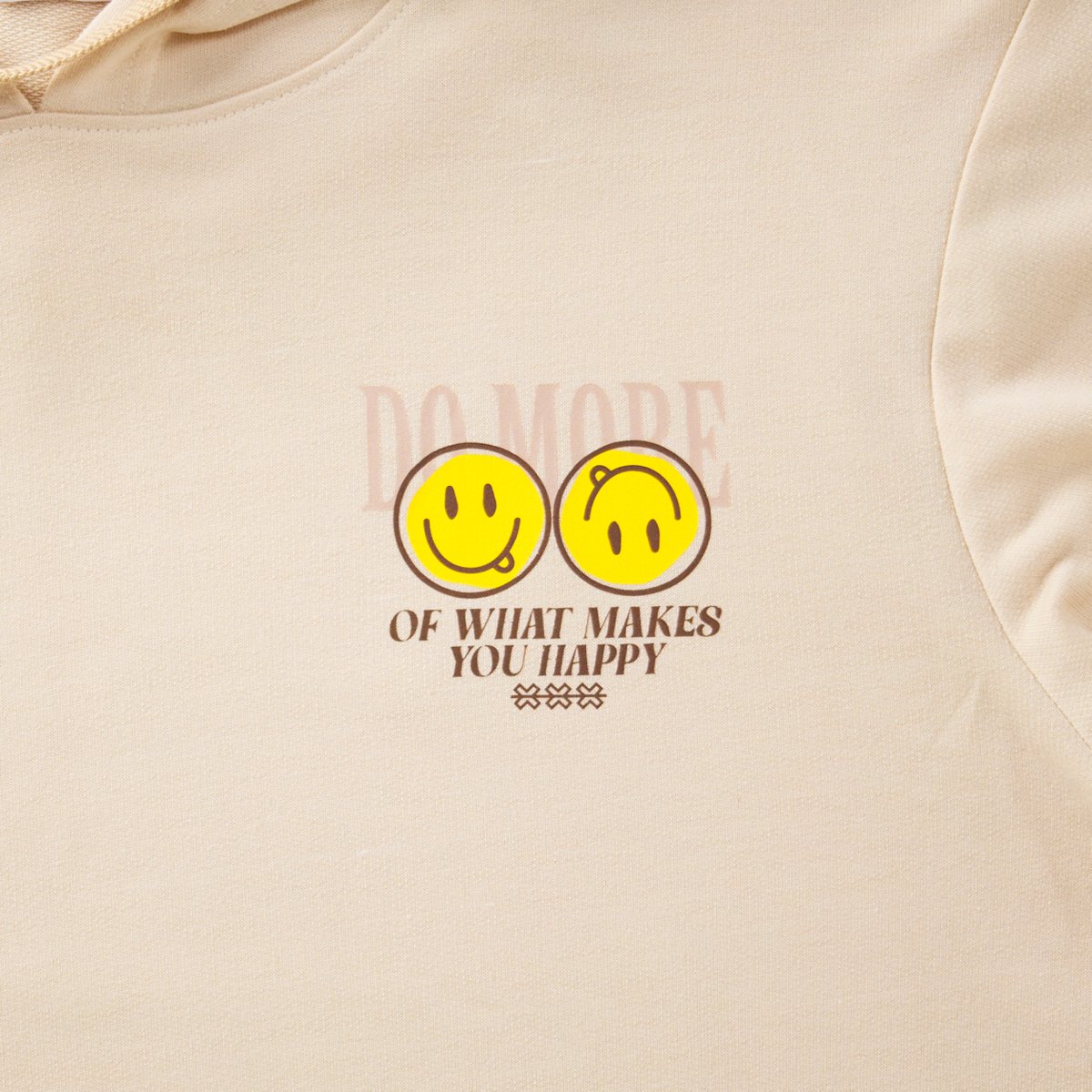 เบสิโค x สไมลีย์ เสื้อฮู้ดแขนยาว สำหรับผู้ชาย รุ่น FSWN25Q4YM17W สีกากี_3