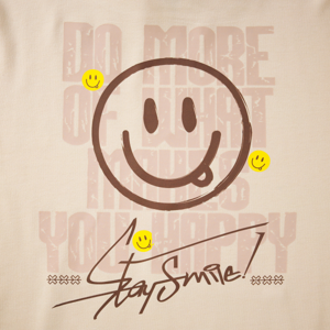 เบสิโค x สไมลีย์ เสื้อฮู้ดแขนยาว สำหรับผู้ชาย รุ่น FSWN25Q4YM17W สีกากี_thumbnail_4