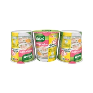 Knorr Cup Jok Instant Rice Porridge Pork and Seaweed Flavour Cup 32g. Pack 3