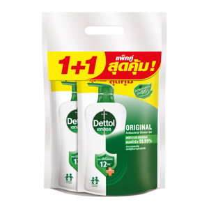 เดทตอล เจลอาบน้ำ แอนตี้แบคทีเรีย สูตรออริจินัล ถุงเติม 370 มล. แพ็ค 2_thumbnail