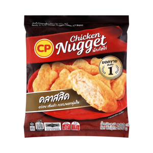 ซีพี นักเก็ตไก่คลาสสิกพร้อมปรุง 200 ก.