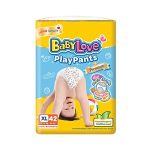 BABYLOVE Play Pants Premium Diaper Pants Size XL Super Jumbo Pack 42 pcs