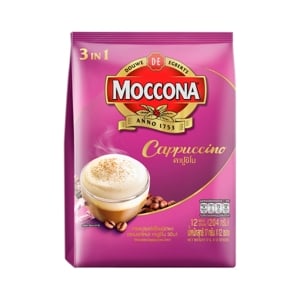 Moccona Trio Cappuccino Instant Coffee Mixed 17g. Pack 12sachets