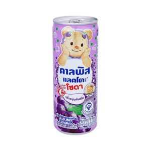 คาลพิส แลคโตะ โซดา เครื่องดื่มอัดลมรสนมเปรี้ยว กลิ่นองุ่นเคียวโฮ 245 มล. (สินค้าคละลาย ไม่สามารถเลือกได้)_thumbnail