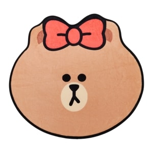 LINE FRIENDS Carpet Choco Di-Cut Size 59 x 62 cm.