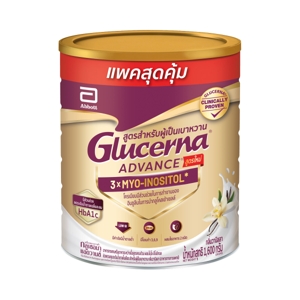 GLUCERNA Advance 3 x Myo-Inositol Vanilla Flavor 1,600 g.