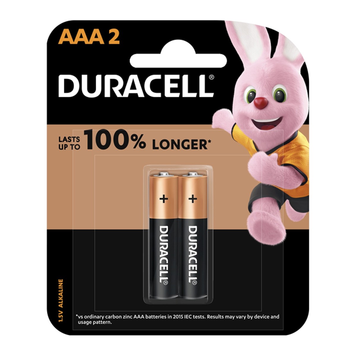ดูราเซลล์ ถ่านอัลคาไลน์ 1.5V รุ่น MN2400B2 ขนาด AAA x 2 ก้อน