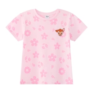 ดิสนีย์ เสื้อยืด พิมพ์ลายกวางน้อยแบมบี้ สำหรับเด็กผู้หญิง รุ่น BMTN2507LG008 สีชมพู_thumbnail