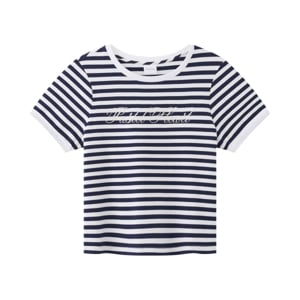 เบสิโค เสื้อลายริ้วผู้หญิง สีกรมท่า_thumbnail