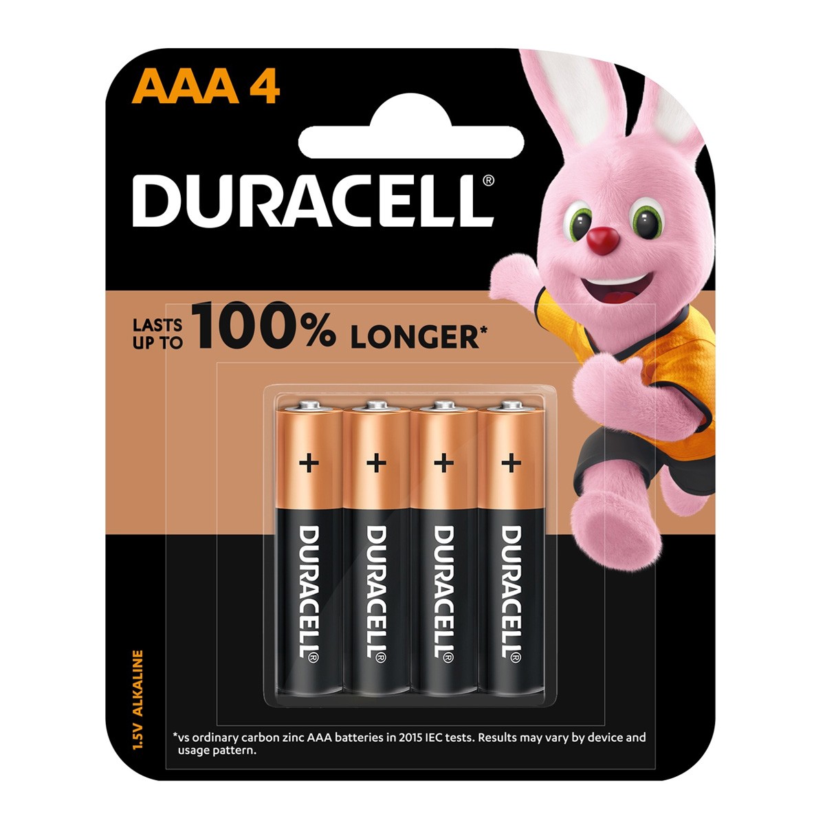 ดูราเซลล์ ถ่านอัลคาไลน์ 1.5V ขนาด AAA x 4 ก้อน