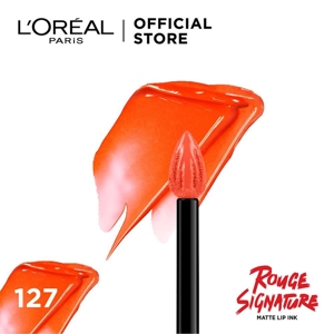 ลอรีอัล ปารีส ลิปแมทเนื้อน้ำ รูจ ซิกเนเจอร์ สี 127 ไวแบรท_thumbnail_1