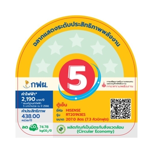 ไฮเซ่นส์ ตู้เย็น 2 ประตู รุ่น RT201N3ES ขนาด 7.3Q สี Elegant Dark _thumbnail_3