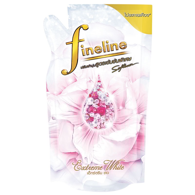 ไฟน์ไลน์ (Fineline) น้ำยาปรับผ้านุ่ม สูตรเข้มข้นพิเศษ สีขาว 600 มล.