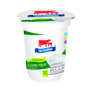 Thai Denmark Yoghurt with Plam Seed 120g.