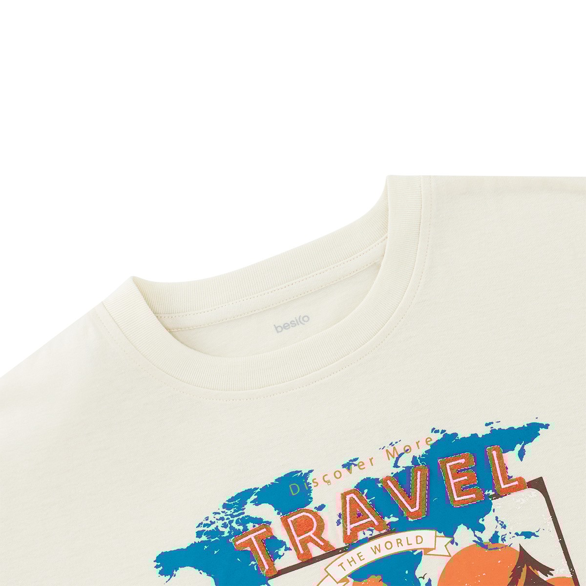 เบสิโค เสื้อยืดปักลาย สำหรับเด้กผู้ชาย รุ่น FKBN2310LB032_2