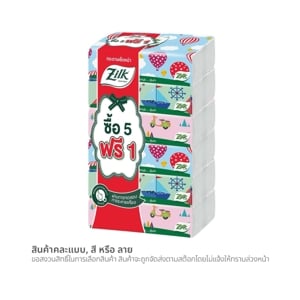ซิลค์ กระดาษเช็ดหน้า ทราเวลแพ็ค 115 แผ่น x 5 ชิ้น