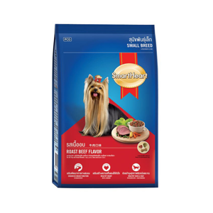SMART HEART Dog Food for Small Breeds Roasted Beef Flavour 8 kg.
