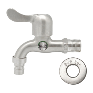 NAPA Wall Mounted Faucet for Bathroom (SUS304) + Thread Seal Tape 5 m.