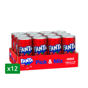 Fanta Strawberry 180ml.Pack 12