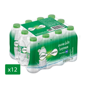 น้ำทิพย์ น้ำดื่ม 350 มล. 12 ขวด