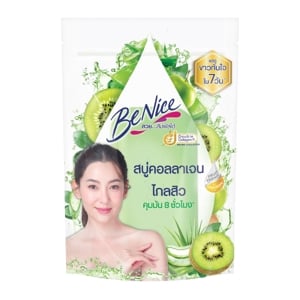 Benice Bar Soap Collagen Kiwi and Aloe Vera 120g.