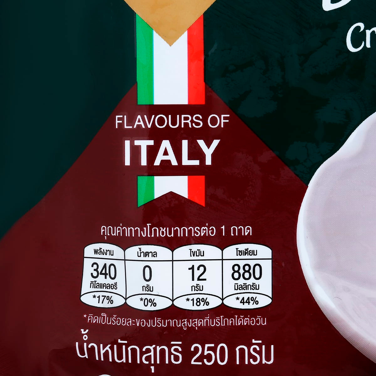เบทาโกร อาหารปรุงสำเร็จ สปาเก็ตตี้ซอสครีมเห็ดทรัฟเฟิลและแฮม 250 ก._1