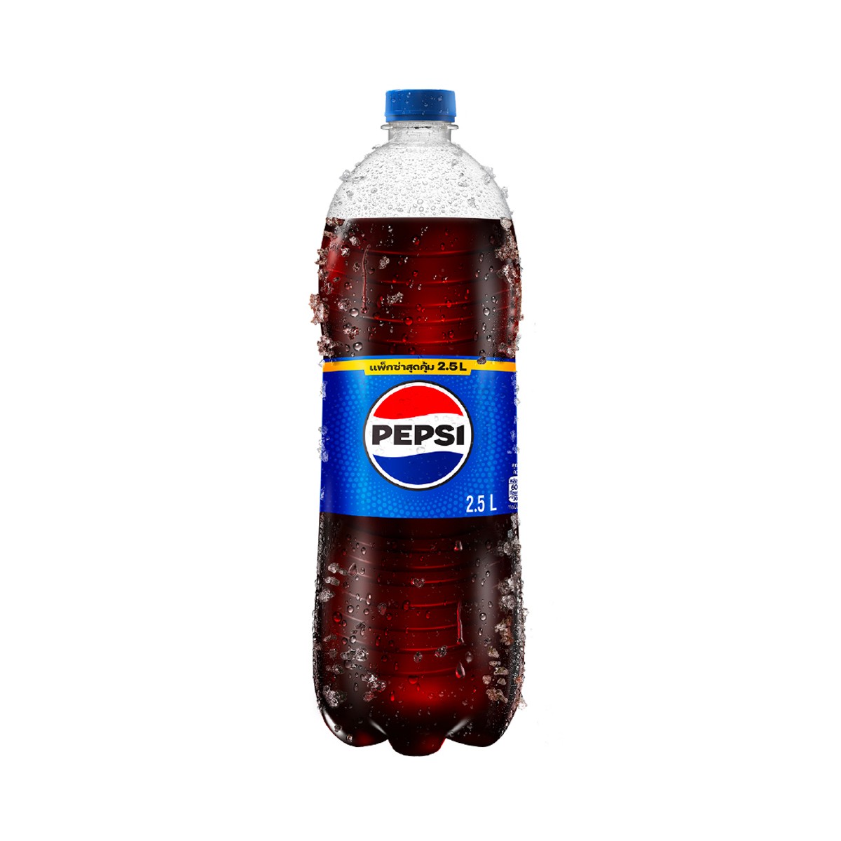 เป๊ปซี่ น้ำอัดลม สูตรมีน้ำตาล ขวด 2.5 ล.
