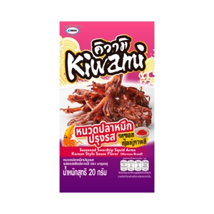 Maruesu Seasoned Swordtip Squid Arms Korean Style Sauce Flavor 20g.