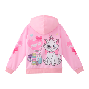 เบสิโค x ดิสนีย์ เสื้อแจ็คเก็ตพิมพ์ลายแมวมารี สำหรับเด็กหญิง รุ่น FMTN2509LG03R สีชมพู_thumbnail_1
