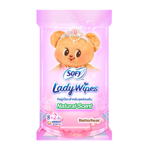 Sofy Lady Wipes Natural Scent 8pcs.