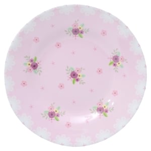 เบสิโค จานทรงตื้น 6.5 นิ้ว ลาย LOVELY PINK_thumbnail_1